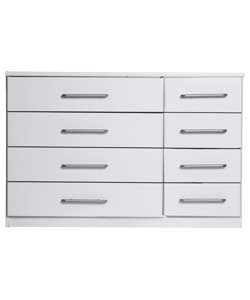 Vancouver 4   4 Drawer Chest - White