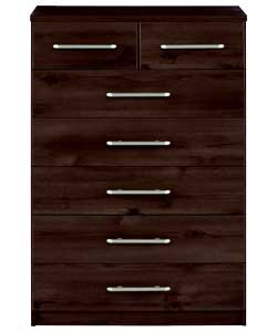 5 Wide 2 Narrow Drawer Chest - Wenge