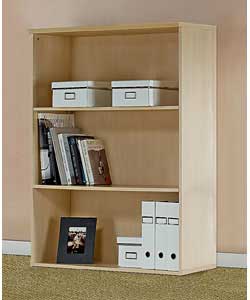Maple Mod Wide Bookcase