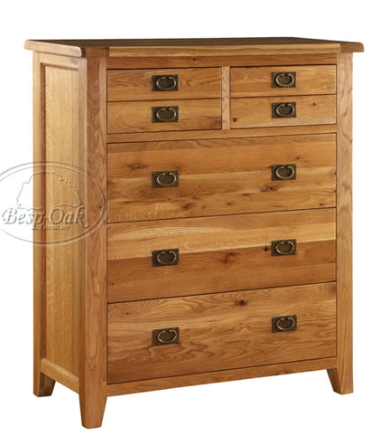 Vancouver Oak 5 Drawer Chest