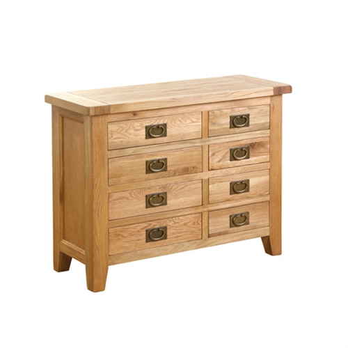 Vancouver Oak 8 Drawer Chest 721.145