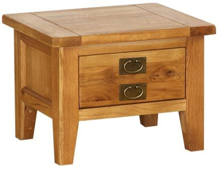 Vancouver Oak Petite Small 2 Drawer Coffee Table