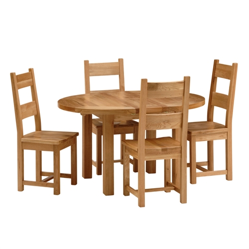 Round Extending Table Dining Set