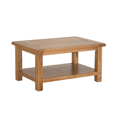 Vancouver Select Oak Coffee Table with Shelf