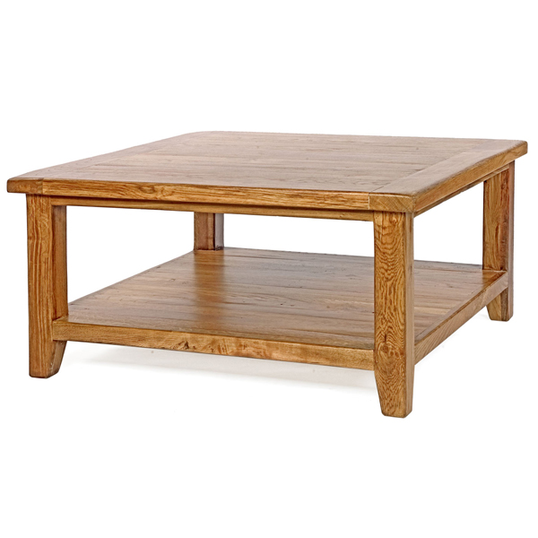 vancouver Square Coffee Table with Shelf
