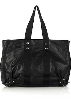 Slouchy leather tote