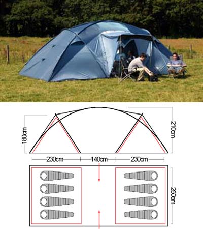 Vango Aurora 800 Tent