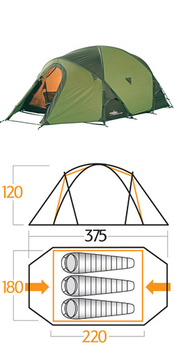 Vango Hurricane 300 Tent