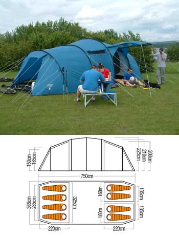 VANGO Vista 800DLX Tent