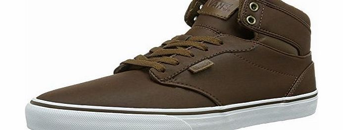 Vans Atwood Hi, Men Skateboarding Shoes, Brown (Mte Brown/White), 8.5 UK (42 1/2 EU)