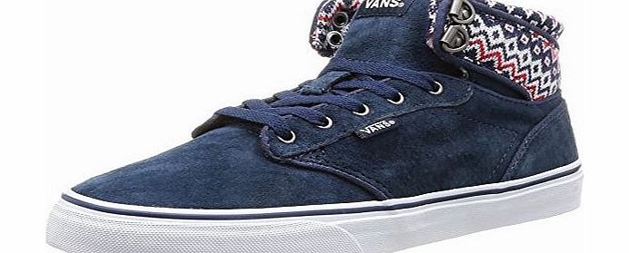 Vans Atwood Hi, Women Skateboarding Shoes, Blue (Mte Navy/Off White), 6 UK (39 EU)