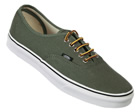 Vans Authentic Green Canvas Trainers