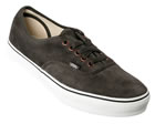 Vans Authentic Grey/White Material Trainers