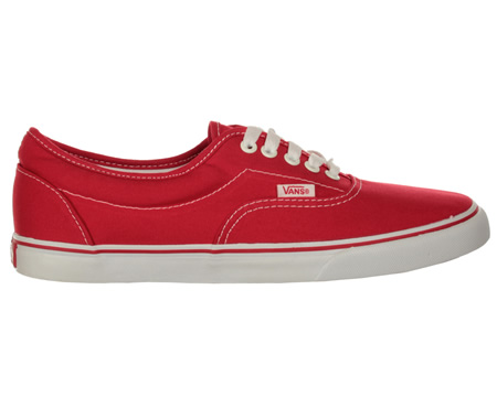 Vans Authentic LPE Red Canvas Trainers