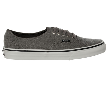 Authentic Pewter Canvas Trainers