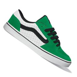 vans Boys TNT 4 Skate Shoes - 2 Tone/Green/White