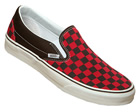 Vans Classic Slip-On Brown/Red Chequerboard