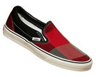 Classic Slip-On Red/Black Large Check