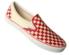 Vans Classic Slip-On Red/White Checkerboard