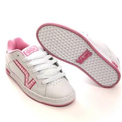 Ladies Lavi 2 Skate Shoes - White/Pink