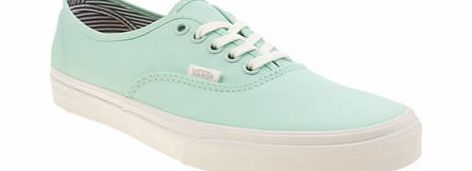 Vans Light Green Authentic Deck Club Trainers