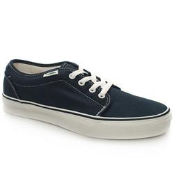Vans Male 106 Vulc Fabric Upper Fashion Trainers in Navy