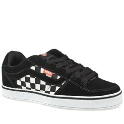 Vans Male Bucky Lasek Suede Upper Fashion Large Sizes in Black and White