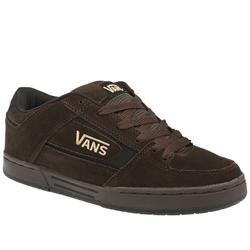 Vans Male Churchill Suede Upper Skate in Brown and Black