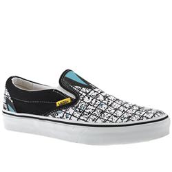 Vans Male Classic Slip 80s Box Fabric Upper Fashion Large Sizes in Black and Blue