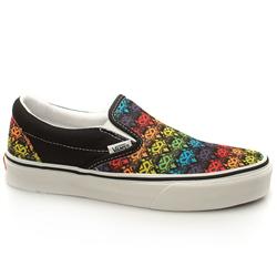 Vans Male Classic Slip-On Demonoid Fabric Upper Fashion Large Sizes in Multi