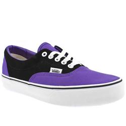 Male Era Fabric Upper Fashion Large Sizes in Black and Purple