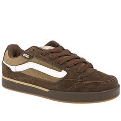 Vans Male Giniss Suede Upper Fashion Large Sizes in Brown