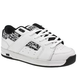 Vans Male M Conspiracy Leather Upper Fashion Large Sizes in White