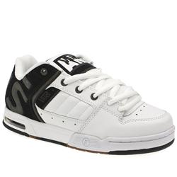 Vans Male M Fracas Leather Upper Fashion Trainers in White and Black