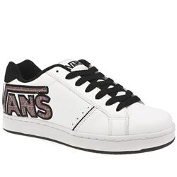 Vans Male M Widow Leather Upper Fashion Large Sizes in White
