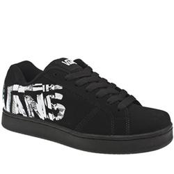 Vans Male M Widow Nubuck Upper Fashion Trainers in Black and White