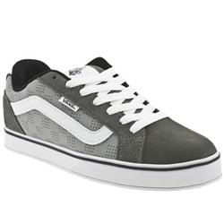 Vans Male Off The Wall Lite Suede Upper Fashion Large Sizes in Grey