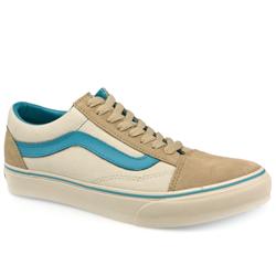 Vans Male Old Skool Suede Upper Fashion Large Sizes in Stone