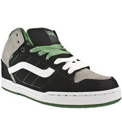 Vans Male Skink Mid Suede Upper Fashion Large Sizes in Black and Grey