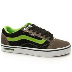 Male Tekskool Suede Upper Fashion Large Sizes in Black and Green, Black and Grey