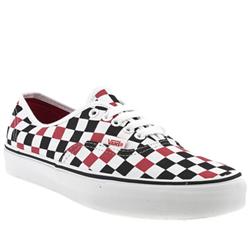 Vans Male Vans Authentic Fabric Upper Fashion Large Sizes in Multi, Navy and Green