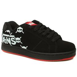 Vans Male Widow Digi Skull Nubuck Upper Fashion Large Sizes in Black and Red