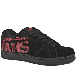 Vans Male Widow Suede Upper Fashion Trainers in Black and Red