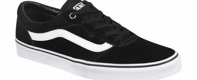 Vans Milton, Men Skateboarding Shoes, Black (Suede Black/White), 9 UK (43 EU)