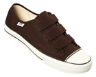 Prison Issue Brown/White Canvas Trainers