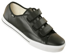 Vans Prison Issue Lo Black/White Leather Trainers