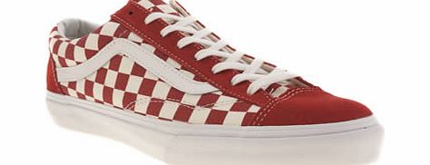 Vans Red Style 36 Trainers