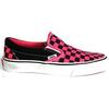 Vans Shoes Vans - Classic Slip On (Black/Pink Checkerboard)