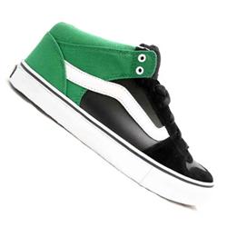 vans TNT II Mid Skate Shoes - Black/Green