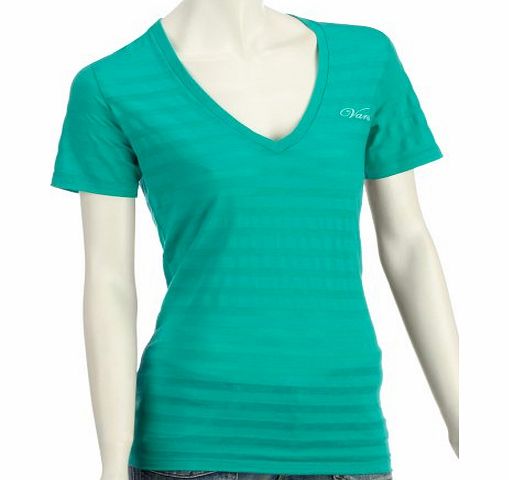 Womens Shoe Patch Feed Ve Brilliant Green T-Shirt - Small